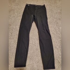 Yitty Sparkly Scrunch Butt Black Leggings Size Large